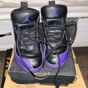 Jordan Kids Sneakers Purple and Gray